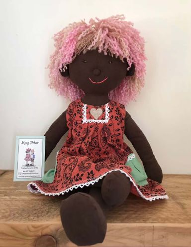 OOAK handmade cloth doll by Kay Prior